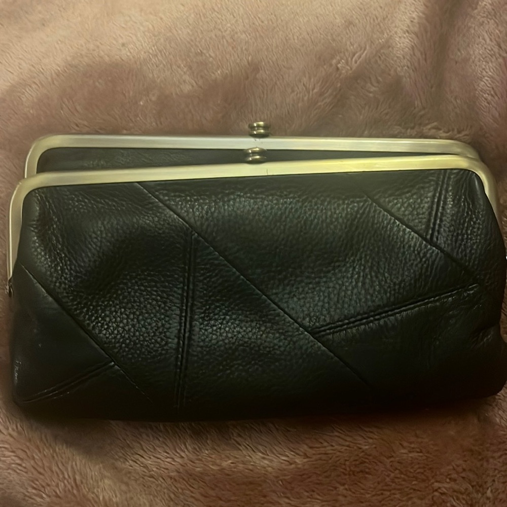 EUC Black HOBO Wallet